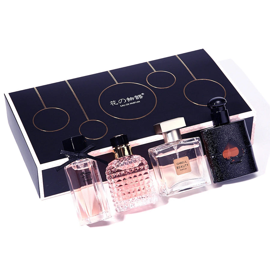 Coffret parfumé floral 4-en-1